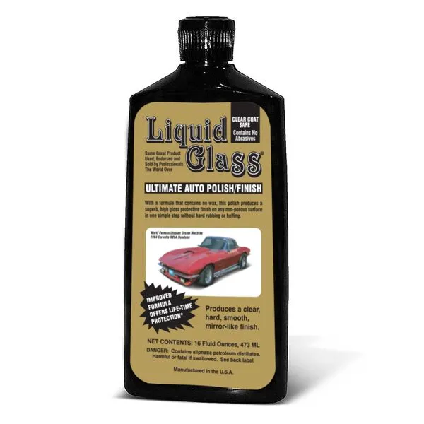 Liquid Glass Ultimate Auto Polish/Finish, Endorsed and Sold by Professionals The World Over - 16 Fluid Ounces.