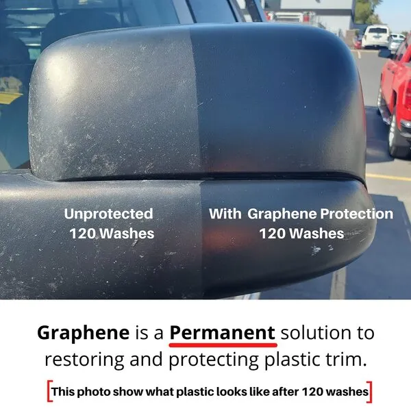 Lithium Plastic Trim Restoration Kit- Ceramic Graphene Infused - Restores Even The Most Damaged Plastic Trim to Factory New Look- Last for 250 Washes Guaranteed