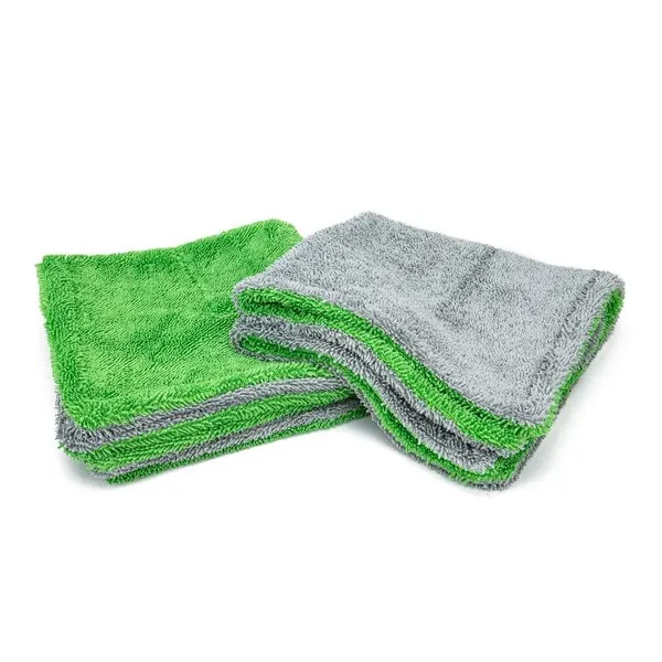 [Dreadnought Jr.] Microfiber Car-Drying Towel, Superior Absorbency for Drying Cars, Trucks, and SUVs, Double-Twist Pile, One-Pass Vehicle-Drying Towel (16