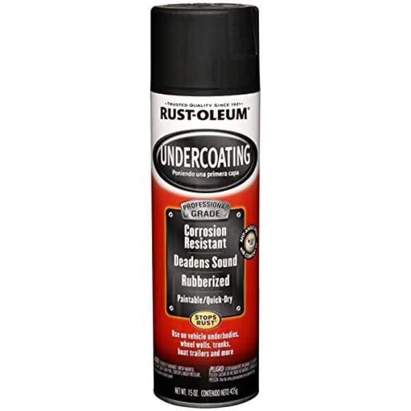 Rubberized Undercoating Spray, Black, 15-oz.