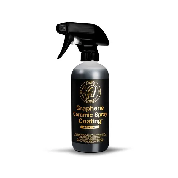Adam's Polishes Advanced Graphene Ceramic Spray Coating (12oz) - 18+ Month Sprayable Graphene Oxide Ceramic Coating for Cars, Boats, RV's & Motorcycle | Adds Extreme Gloss, Depth, Shine & Protection