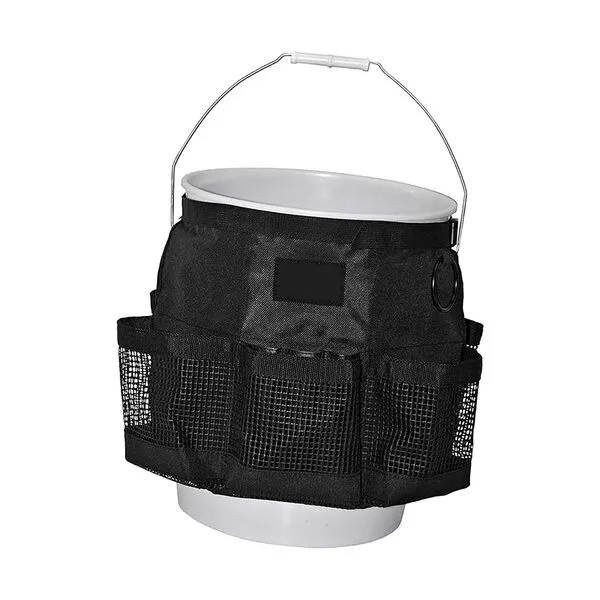 Newmind Portable Car Bucket Wash Tool Organizer Fishing Bucket Storage Bag for BBQ 5 Gallon Bucket