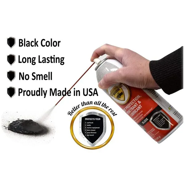 WOOLWAX® Lanolin Auto/Truck Undercoating (2) Quart Bottles (full) (Color Black)