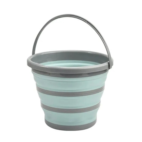 windson 10L(2.6 Gallon) Collapsible Bucket - Foldable Plastic Outdoor Bucket Space Saving, Portable Water Bucket for Cleaning, Fishing, Camping, Beach,Car Washing
