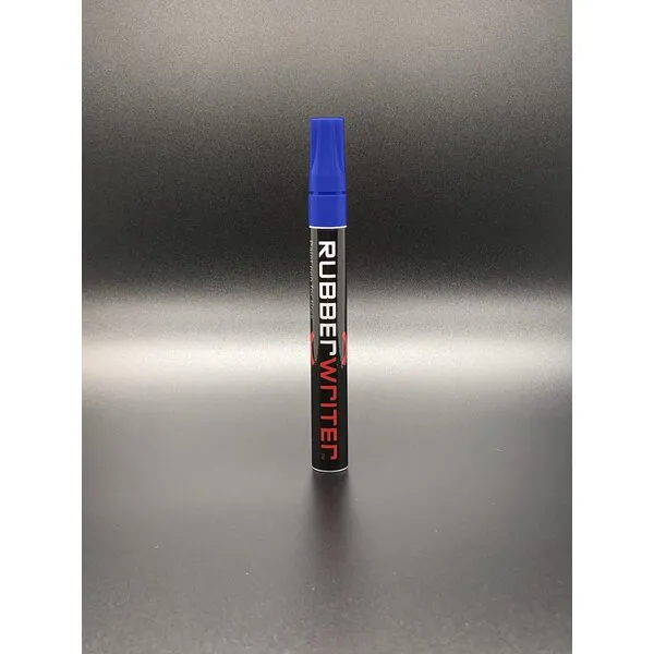 AUTOMOTIVATED ColorLugs RubberWriter Paint Pen for Car Tires | Oil-Based Marker for Tire Lettering | Waterproof Ink | Fast Drying | Medium Size Tip | Apply at Home | Color: Blue | Pack of 2 Pens