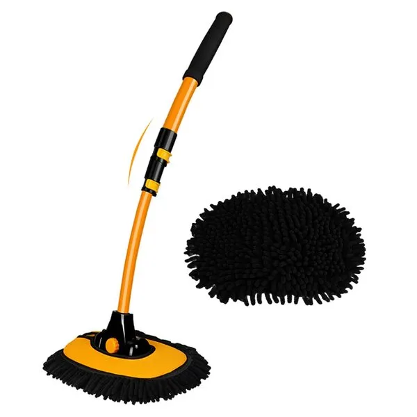 15° Curved Car Cleaning Brush with Telescopic Handle 43