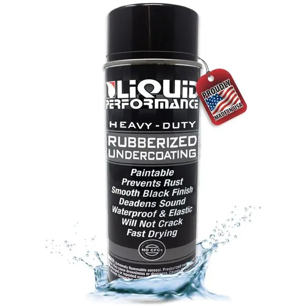 Heavy-Duty Rubberized Undercoating - 16 oz - Small Batch Undercarriage Spray for Automotive Frames, Rocker Panels, Wheels, and More - Prevents Chipping, Cracking, and Peeling - Made in Rocky Mount, VA