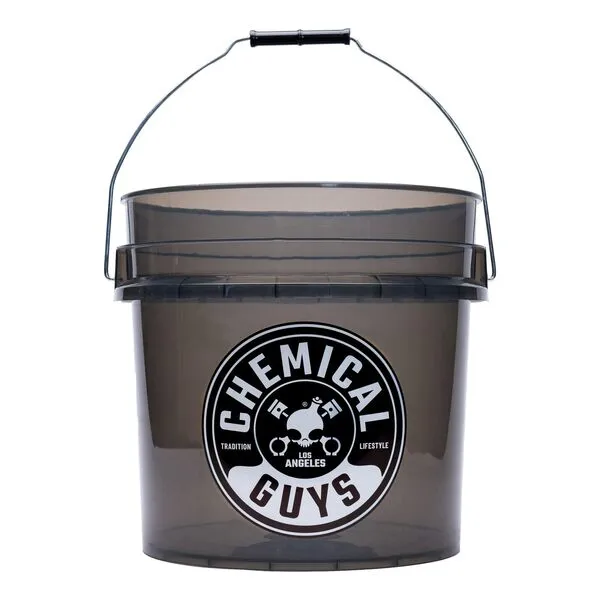 Chemical Guys Heavy Duty Detailing Bucket Smoked Black (4.5 gal)