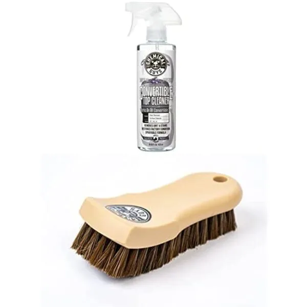 Chemical Guys SPI_192_16 Convertible Top Cleaner (16 oz) and Convertible Top Brush (2 Item Bundle)