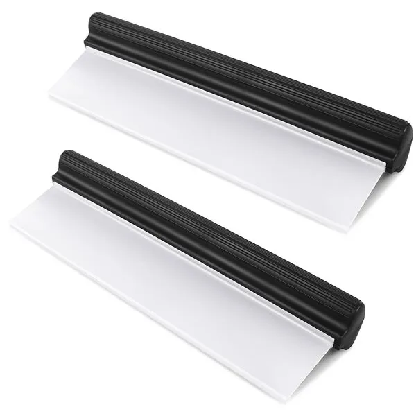 2pack 12.2 Inch Car Drying Squeegee Water Blade Professional Automotive Wiper Car Squeegee Water Blade Squeegee Silicone Auto Car Dryer, Shower With Super Flexible Squeegee Water Blades for Cars