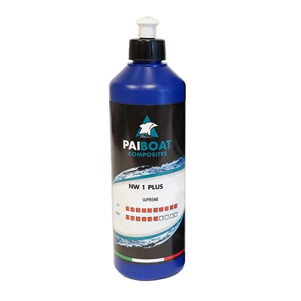 Fibre Glast NW 1 Plus Superior Cutting Polish, White, No Haze Scratch, Swirl & Scuff Remover for Marine, RV, Fiberglass, Car & Clear Coat Repair, 0.5 kg (Pack of 1)