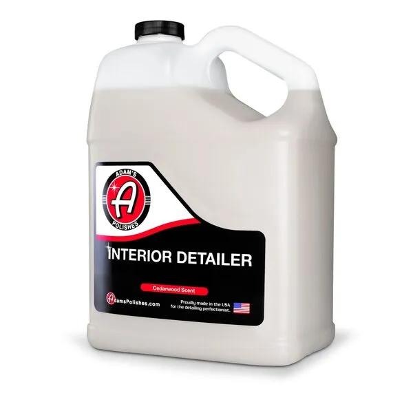 Adam's Polishes Interior Detailer Gallon (Cedarwood) - Total Car Interior Cleaner, Protectant & Dressing | All Purpose Cleaner & Leather Conditioner | Vinyl, Dashboard, Screen, Seat Cleaner & More