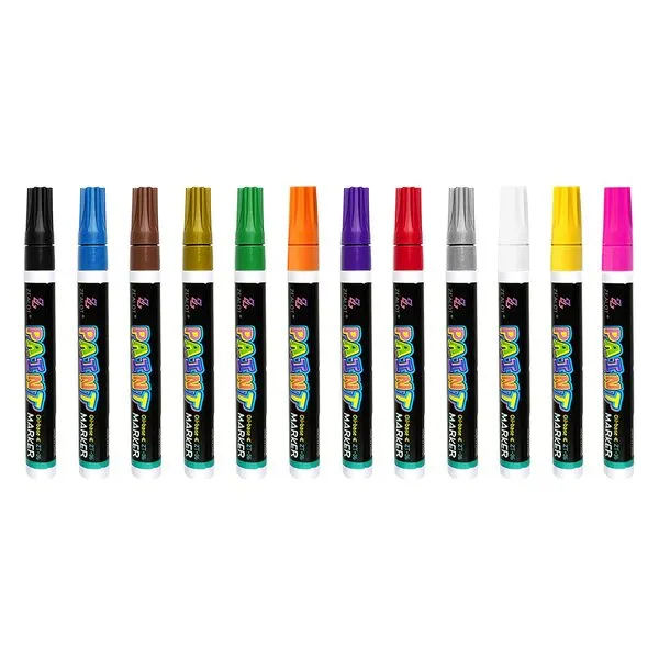 NUEAYMS Tire Paint Marker for Car Tire Lettering-Permanent Tire Paint Pens with Weatherproof Designed to Last On Car Tires Permanent Tire Paint Pens