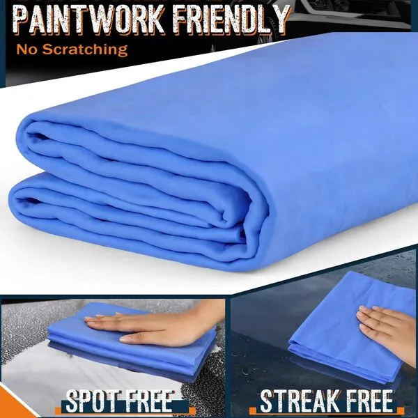 Premium Shammy Towel for Car, Super Absorbent 2 Pack 26