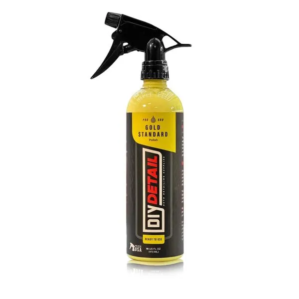 DIY Detail Gold Standard Car Polish | Shine and Protection for Your Vehicle | Eliminates fine Swirls and Towel Marks | 16oz