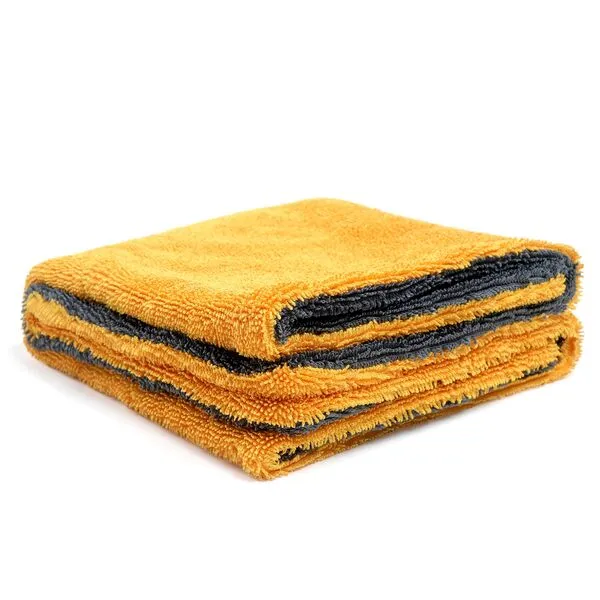 Greenfound Microfiber Towel for Cars, 1000GSM Car Drying Towel, Double Twist Pile & Edgeless Design, No Streaks, Scratches, or Water Spots, Soft and Absorbent, 18