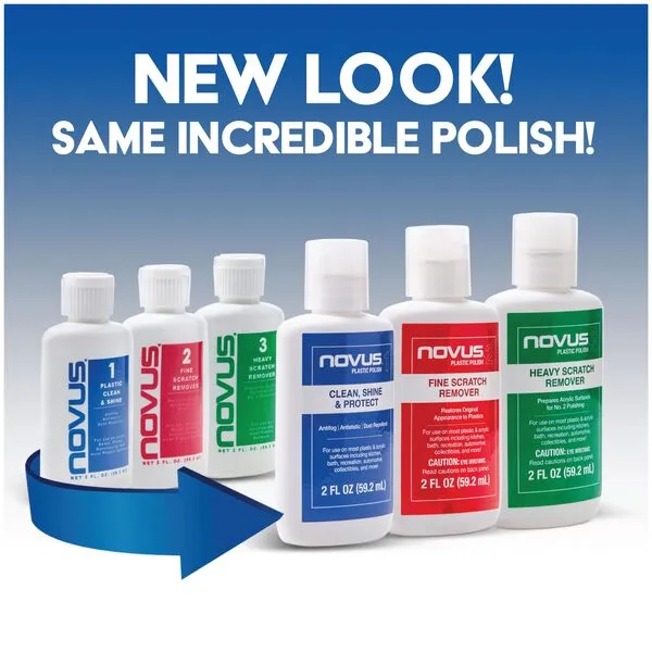NOVUS 7022 | Plastic Clean & Shine #1 | 1 Sample Size Packet