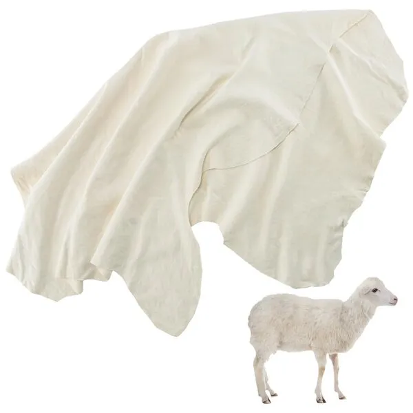 MAQIHAN Chamois Cloth for Car - Sheepskin Cleaning Cloth Car Drying Towel Real Sheepskin Leather Large Chamois Car Drying Rag(5.7 sq ft)