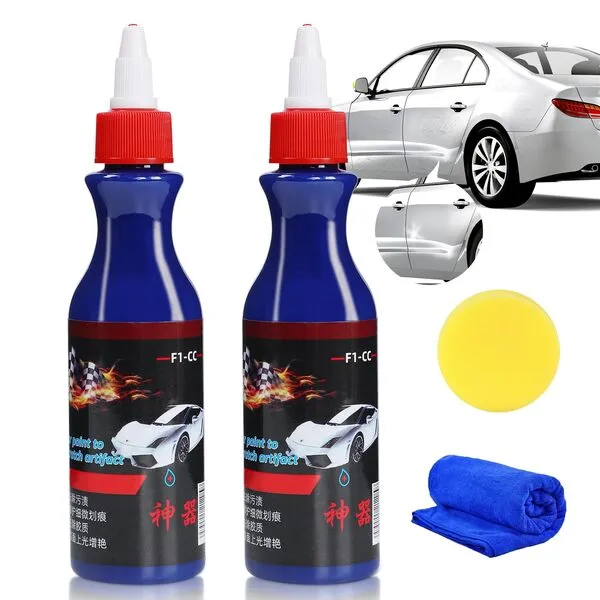 Car Scratches Remover, Scratch Repair Wax For Cars, Deep Scratch Repair Kit For Cars, F1-Cc Car Paint Scratch Remover, Apartment Car Scratch Repair Agent, Ultimate Paint Restorer, 2Pcs