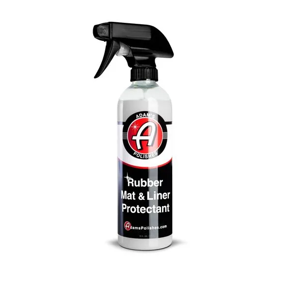 Adam\'s Polishes Rubber Mat & Liner Protectant (16 fl. oz) - Rubber Floor Mat Protective Spray Car Detailing | Non-Sticky, Non-Greasy, Non-Slip Formula | Restores Mats, Truck Bed Liners, Trunk & More