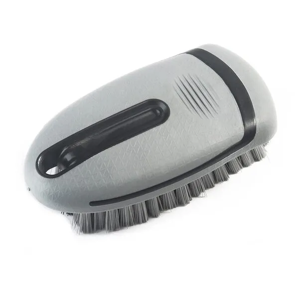 LoyaGour Carpet and Upholstery Cleaning Brush,Carpet Scrubber Soft Bristle Detailing Scrub Brushes,Interior Leather Brush for Car and Home (Gray)