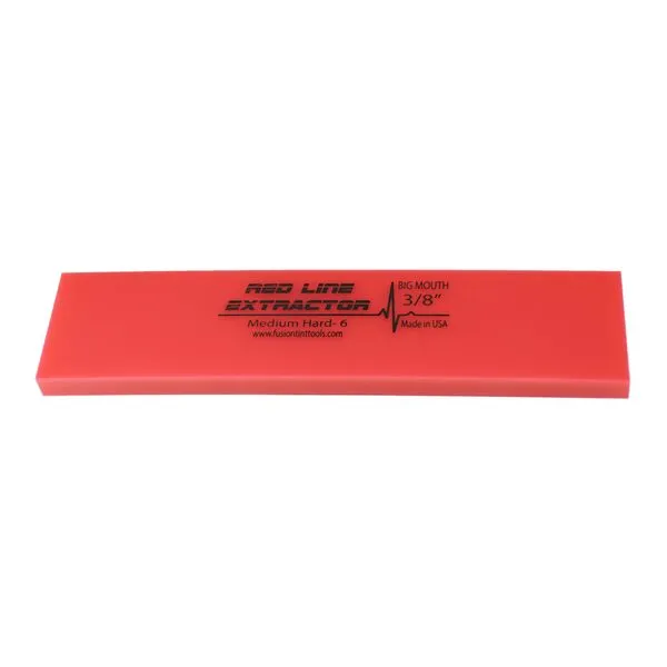 8” RED LINE EXTRACTOR 3/8” THICK NO BEVEL SQUEEGEE BLADE