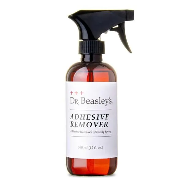 Dr. Beasley's Adhesive Remover, Removes Adhesive Residue, Restores Original Appearance and Texture, Simple Application,12 Fl Oz