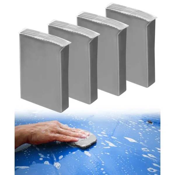 bylikeho 4PCS Clay Bars Auto Detailing,Clay Bar Kit,Car Accessories Car Clay Bar,Car Detailing Car Cleaning Tools with Washing and Adsorption Capacity,Automotive Use Clay Bar Cleaner for Car, SUV,RV