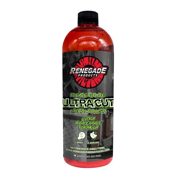 Renegade Products Ultra Cut Metal Polish 24 Oz Aggressive Formula for Stainless Steel & Aluminum
