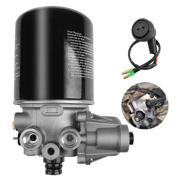 Car Air Clean Dryers R955205, Compatible with Meritor-Wabco System Saver 1200 Wabco SS1200 Volvo Kenworth Peterbilt 379 Cascadia Other RV Bus Trucks, Peterbilt 12V Interior Cab Fresh Air Filter