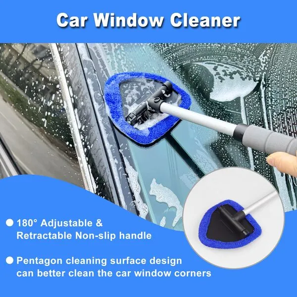 15Pcs Car Interior Detailing Kit, Car Cleaning Kit Interior Cleaner with Windshield Cleaning Tool, Car Detailing Brushes, Car Cleaning Gel, Car Cleaning Supplies Tools Accessories Kit for Interior
