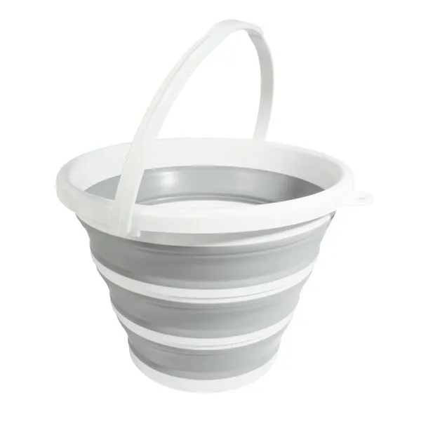 RACOONA Car Washing Bucket,10L 2.6 Gallon Collapsible Bucket,Car Clean Bucket,Multipurpose Foldable Round Plastic Tub with Handle,Car Accessories Small Bucket for Car Storage,Car Wash,Outdoor,Camping