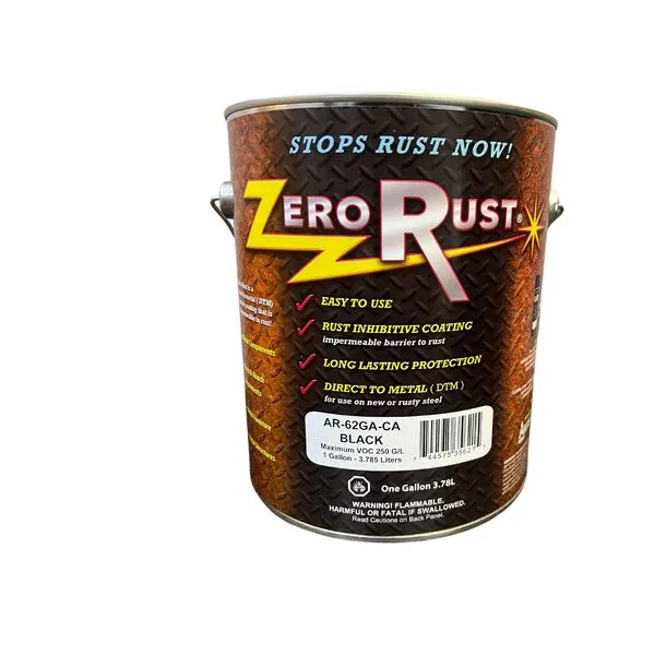 Zero Rust Primer Undercoating Direct to Metal Rust Control Black Rust Inhibitive Coating - 1 Gallon