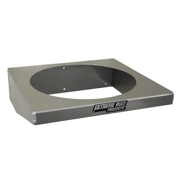 Extreme Max 5001.6727 Aluminum 5-Gallon Bucket Bracket for Race Trailer, Garage, Shop, Enclosed Trailer, Toy Hauler - Silver