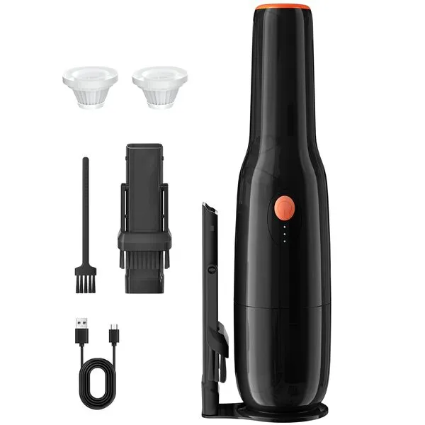 tounee Handheld Vacuum Cleaner, Car Vacumm Portable Cordless, Ultra-Lightweight 1.2lbs, Strong Suction Power, Mini Car Vacumm with Brushless Motor, Rechargeable Mini Vacumm for Car Home Cleaning