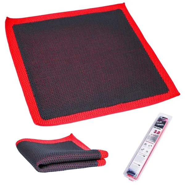 A.F.N.A.L Clay Towel 3.0 for Cars, Clay Bar Towel Scratch-Free Autocare Detailing Polishing, Removing Tar Paint Tree-Sap Guano Contaminants, Fine Grade, 12