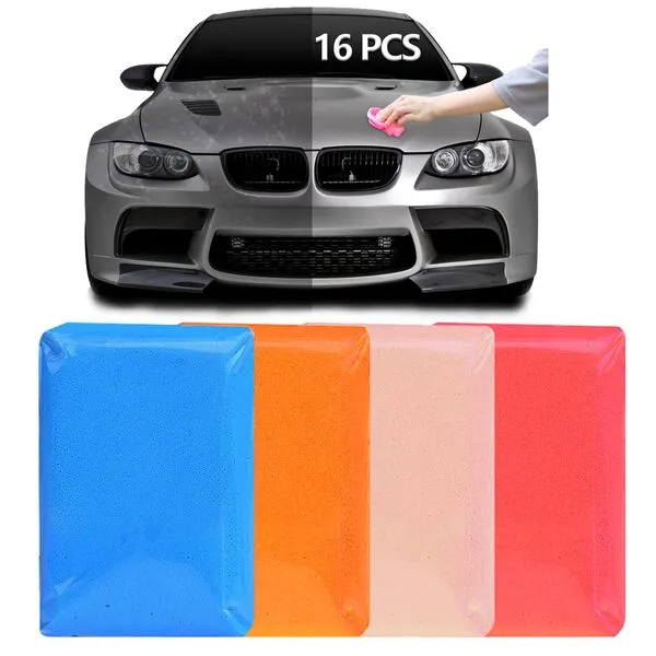 16 Pack Clay Bar Kit 800g Clay Bars Auto Detailing Car Clay Bar No Scratch Magic Clay Bars Detailing Cleaner Kit for Car Wash Car Detailing Clean,Rv, Bus,Glass Cleaning