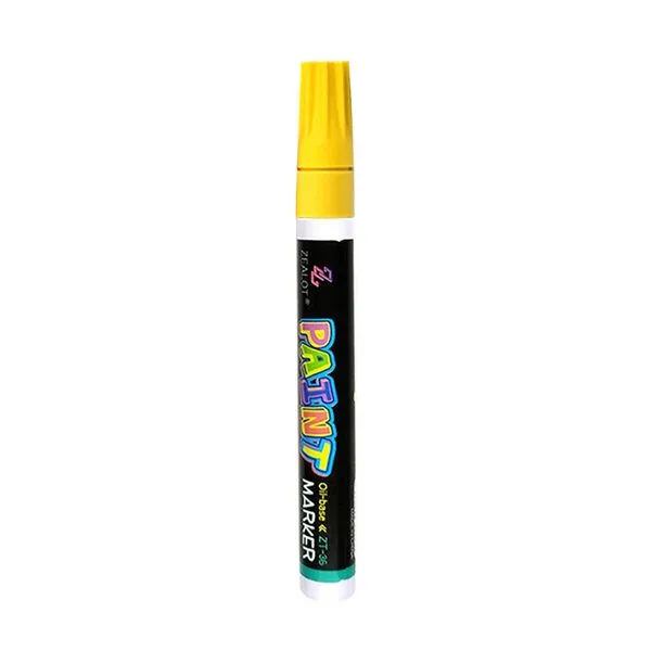 QIYUDUOLA Tire Paint Marker for Car Tire Lettering-Permanent Tire Paint Pens with Weatherproof On Car Tires, Yellow
