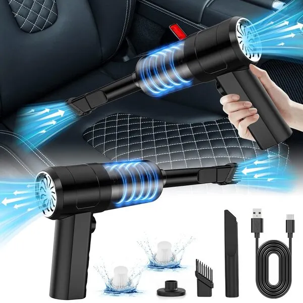 Tools and Clearance Deals, Car Vacuum Portable, Car Vacuum Cleaner Blower 2-in-1 Multipurpose Handheld Wireless Mini Vacuum Cleaner, High-Power Powerful Car Vacuum Cleaner, Bargain Finds