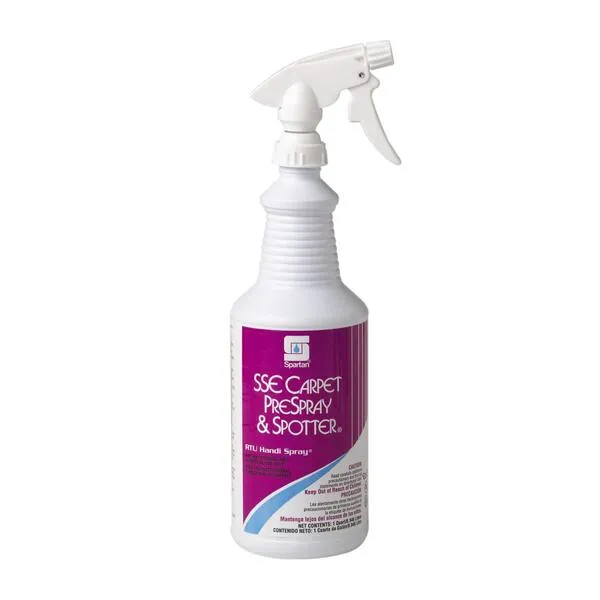 SPARTAN SSE Carpet PreSpray & Spotter 32oz bottle Case of 12