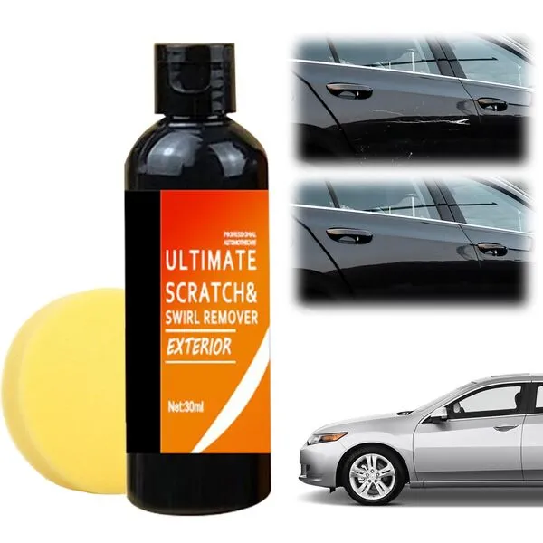 XieJY Car Scratch Repair Paste, 2024 New Car Paint Scratch Repair Polishing Wax Car Scratch Remover for Deep Scratches, Car Scratch Repair Paste with Sponge for Car Vehicles Deep Scratches (1, 30ml)
