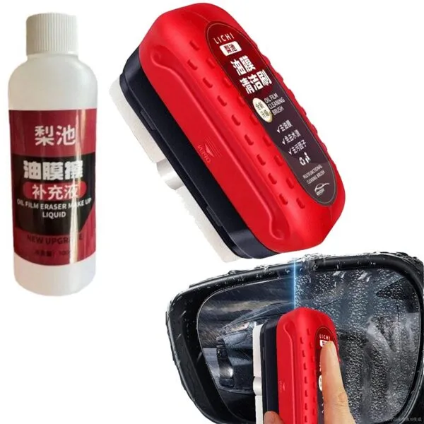 Glass Cleaning Board, Hydrophobic Glass Coating for Windshield Improves Clarity and Visibility, 2024 New Upgraded Multipurpose Clean Glass Coating for Windshield
