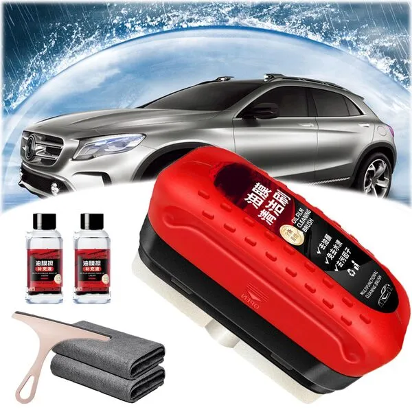 RJDJ Automotive Oil Film Cleaning Brush, Louisex Glass Cleaning Board, Seedhubdok Glass Cleaning Board, Glass Oil Film Remover for Car, Car Glass Oil Film Cleaner, Windshield Hydrophobic (1PC)