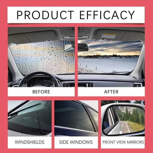 Automotive Oil Film Cleaning Brush, Automotive Oil Cleaning Brush,Car Oil Film Cleaning Brush, Prevents Rain And Fog Cleaning Glass Brush (2PCS)