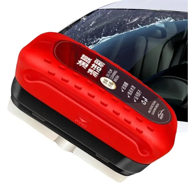 Glass Cleaning Board,Automotive Oil Film Cleaning Brush,2024 Upgrade Glass Coating for Windshield,Improves Clarity and Visibility