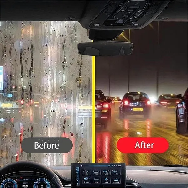 Glass Cleaning Board Oil Film Remover for Windscreens Hydrophobic Glass Coating Car Glass Cleaner Oil Film Cleaning Brush For Windshield Improves Clarity And Visibility (Bagged)