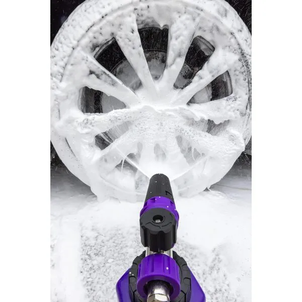 Brug's™ Pro Foam Cannon - Professional Car Wash Foam Gun for Pressure Washer - Adjustable Spray Blaster, 1.1mm Orafice, Wide Neck Bottle, 1/4