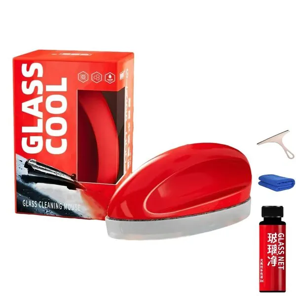 Dodorado Glass Cleaner, Gelmalls Glass Cleaner, Gelmalls Window Cleaner, Gelmalls Windshield Cleaner, Glass Cleaning Board, Automotive Oil Film Cleaning Brush, Composition Window Cleaner (1 set)