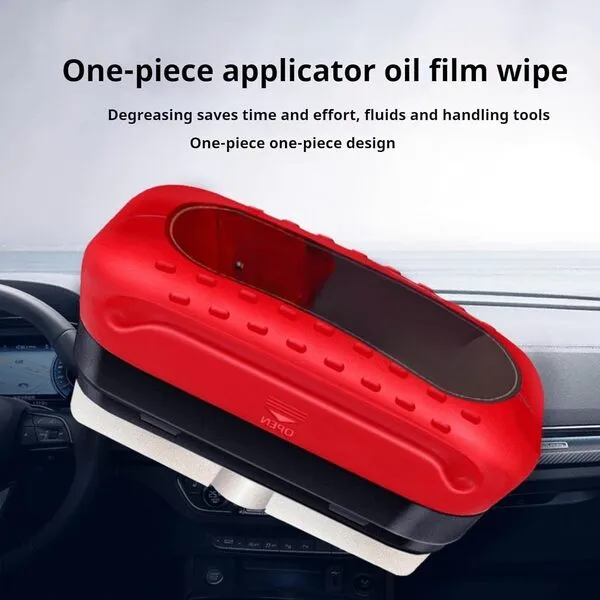Automotive Oil Film Cleaning Brush Glass Cleaning, Automotive Oil Film Cleaner,Universal Glass Cleaning Wipe Board, Car Glass Oil Film Remover (1pcs)