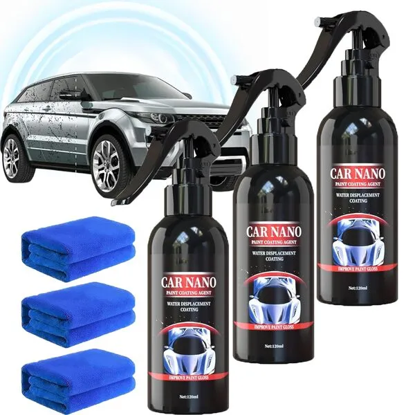 120ML Nurafix Nano Scratch - Nurafix Nano Car Spray, Nurafix Nano Car Scratch Remover, Car Scratch Repair Nano Spray, Car Paint to Scratch Artifact, Car Paint Scratch Repair (3, 120ML)